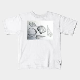 Sea Shells 4 by Margo Humphries Kids T-Shirt